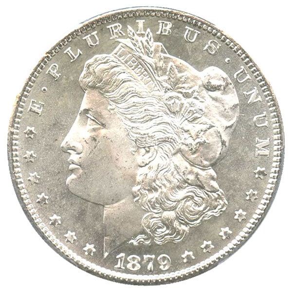 アンティークコイン アメリカ 1ドル モルガン銀貨 1879-S ＄1 PCGS