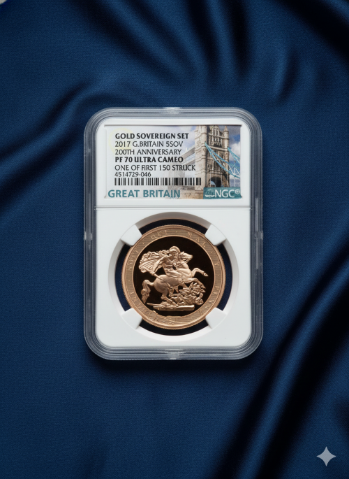 One of First 150 Struck】グレートブリテン 2017年 エリザベスII世