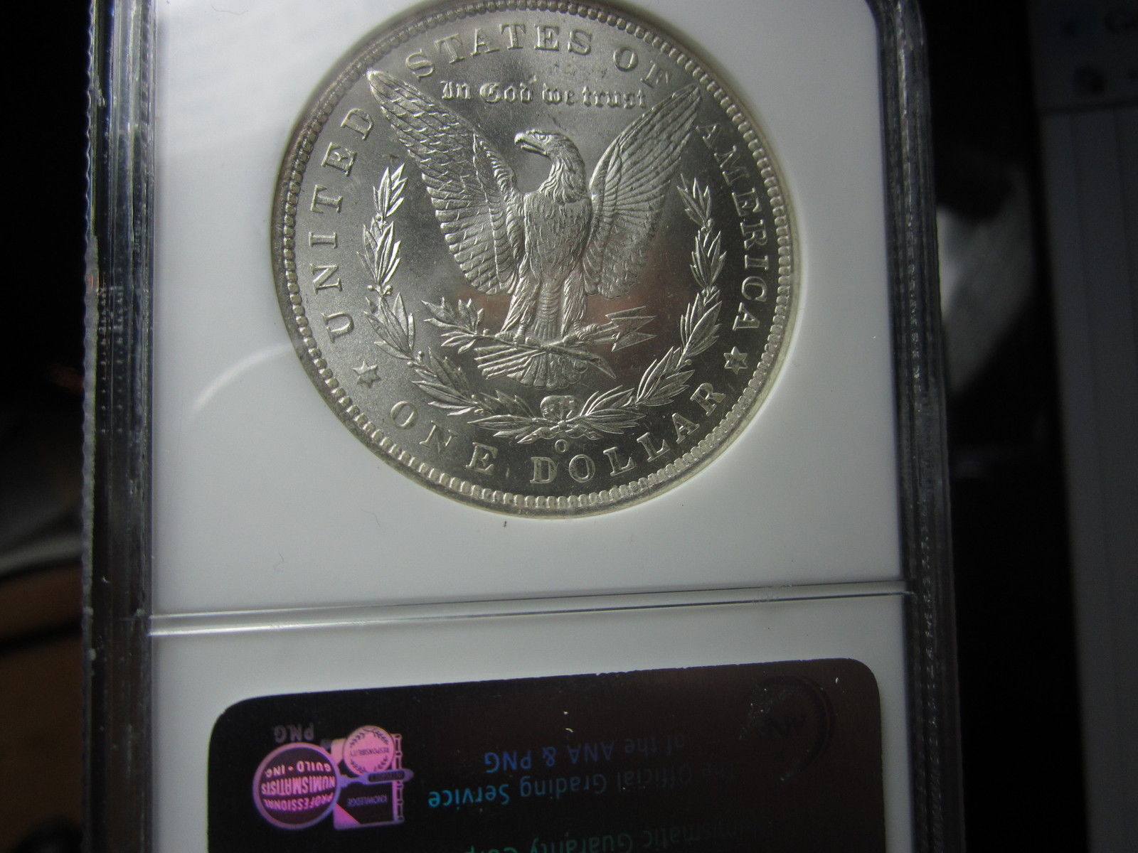 アンティークコイン アメリカ 1ドル モルガン銀貨1885-O ＄1 NGC MS67