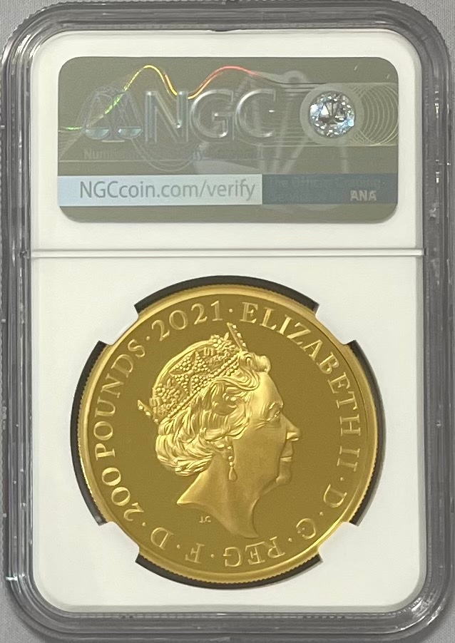 動画あり】グレートブリテン 2021年 アルフレッド大王 200ポンド