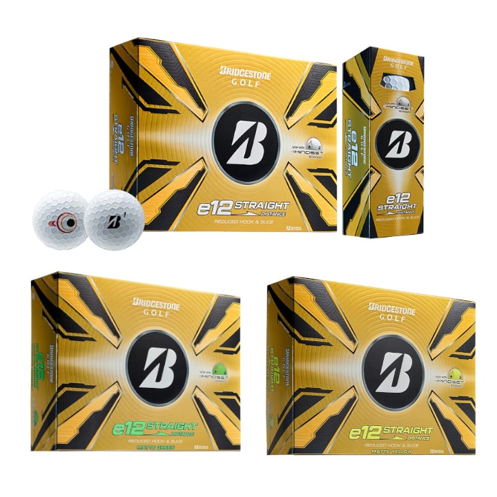 送料無料】2025 ブリヂストン e12 STRAIGHT マインドセット ボール 1