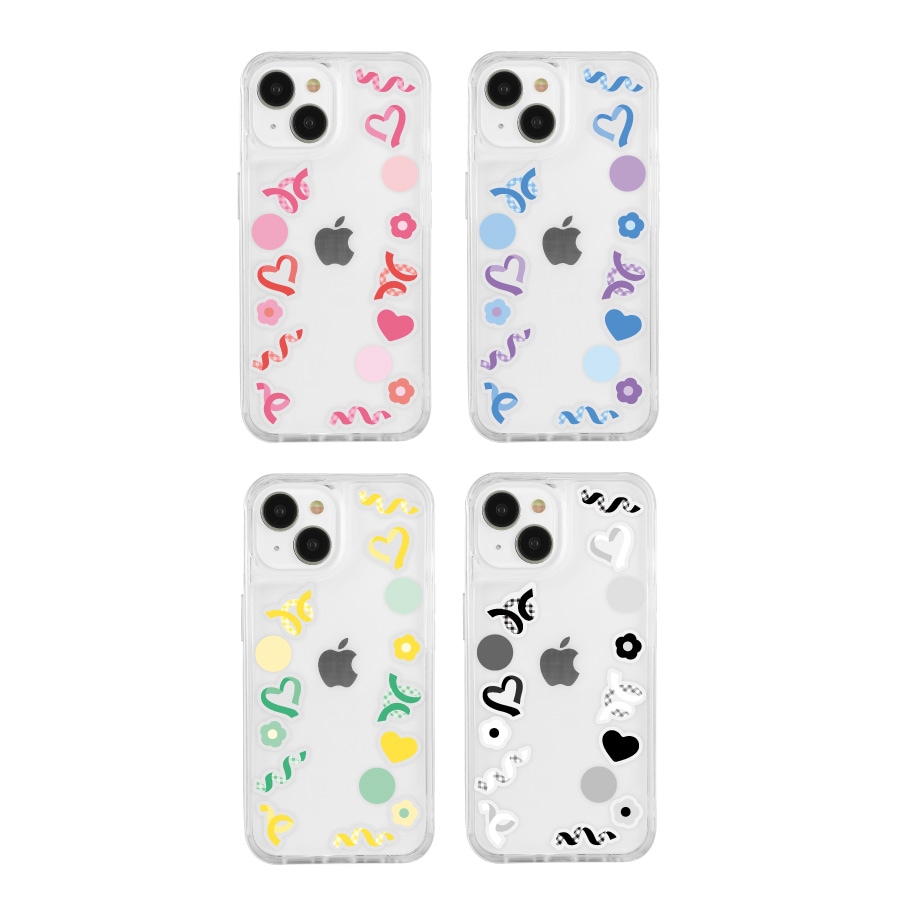 SHOWCASE+ iPhone 15 / 14 / 13 対応 ケース (アクリルパーツ付き