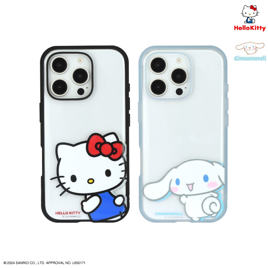 サンリオキャラクターズ IIIIfit Clear iPhone16 Pro 対応 ケース | さ