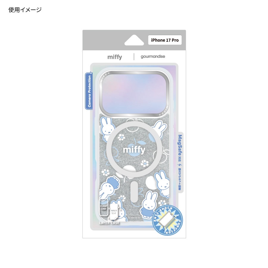 ミッフィー Camera Frame iPhone17 Pro MagSafe 対応 ケース | ま行