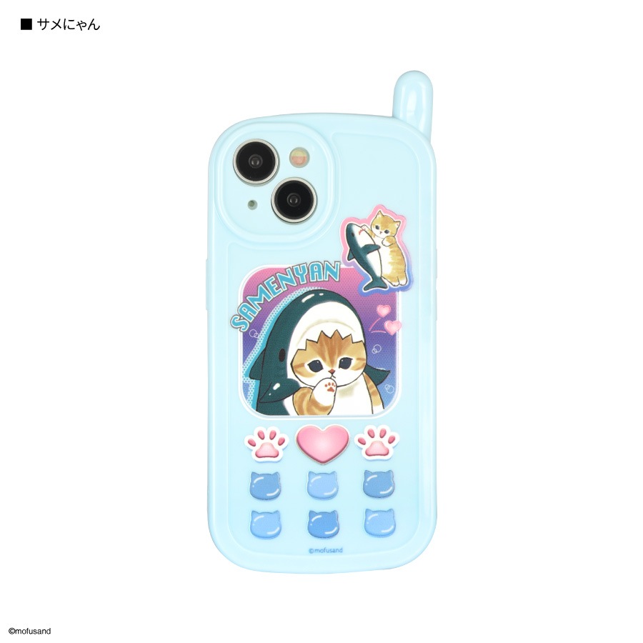 mofusand iPhone15 / 14 対応 レトロガラケー風ケース | ま行,mofusand