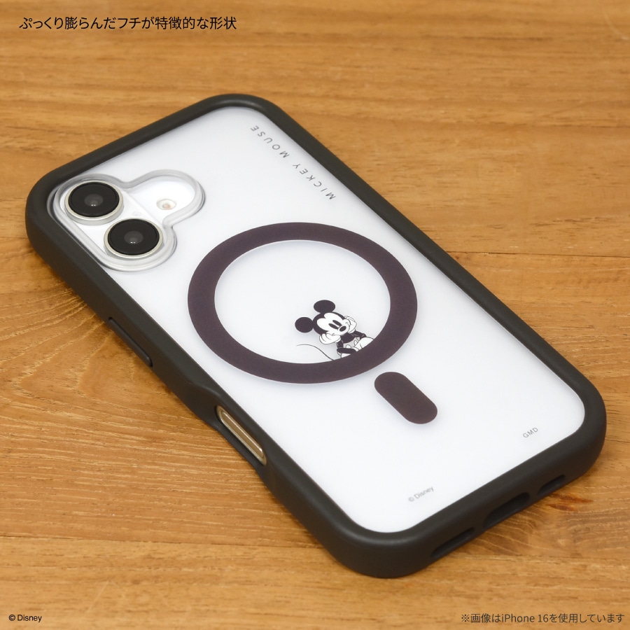 ディズニーキャラクター ／ iPhone16 Pro MagSafe 対応 プランプ