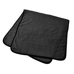 スレン染め業務用サウナマット(2000匁 約70cm×140cm 625g 21s/1糸)黒