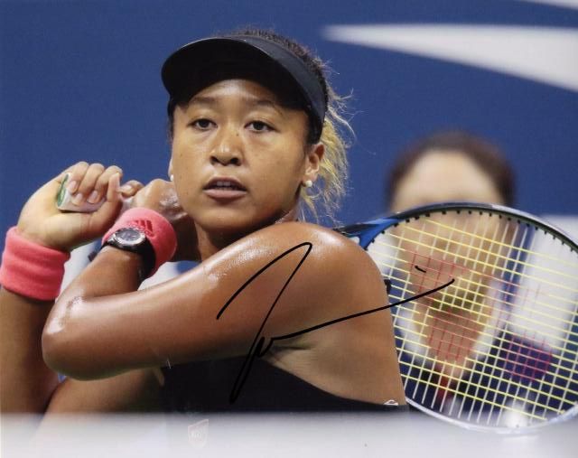 ナオミ・オオサカ(大坂 なおみ)直筆サイン入り写真□女子プロテニス