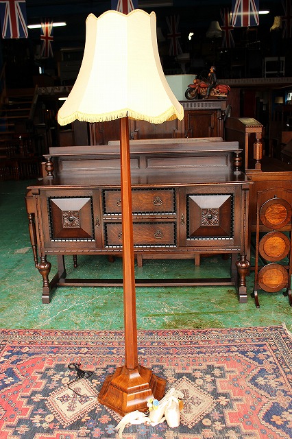 訳あり/イギリス/アンティーク家具 照明 フロアランプ フロアライト