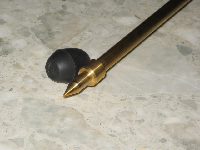 【新品】コントラバス エンドピン［タングステン入り真鍮／先端真鍮］② MITSUKE コントラバスエンドピン 真鍮 | 【クロサワ楽器店オンライン