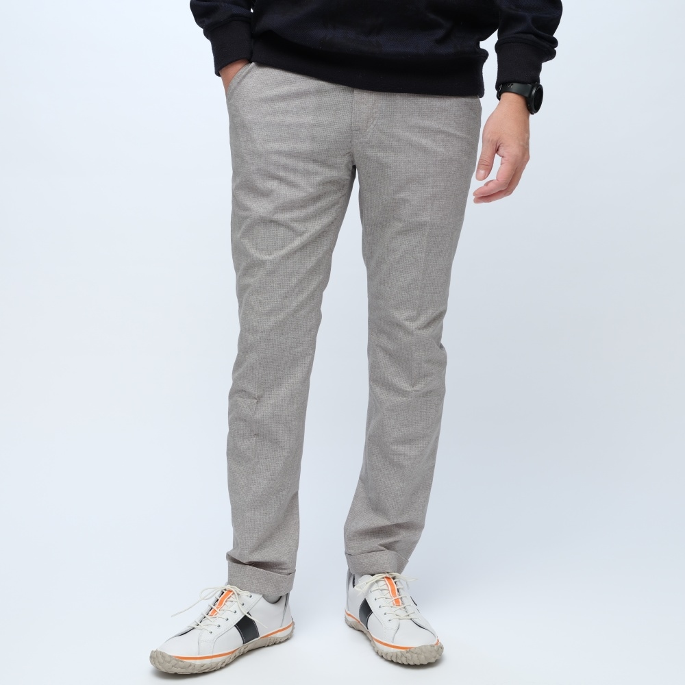 ONO(オノ)+8186 クールドッツ・ドビープリント テーパードパンツ