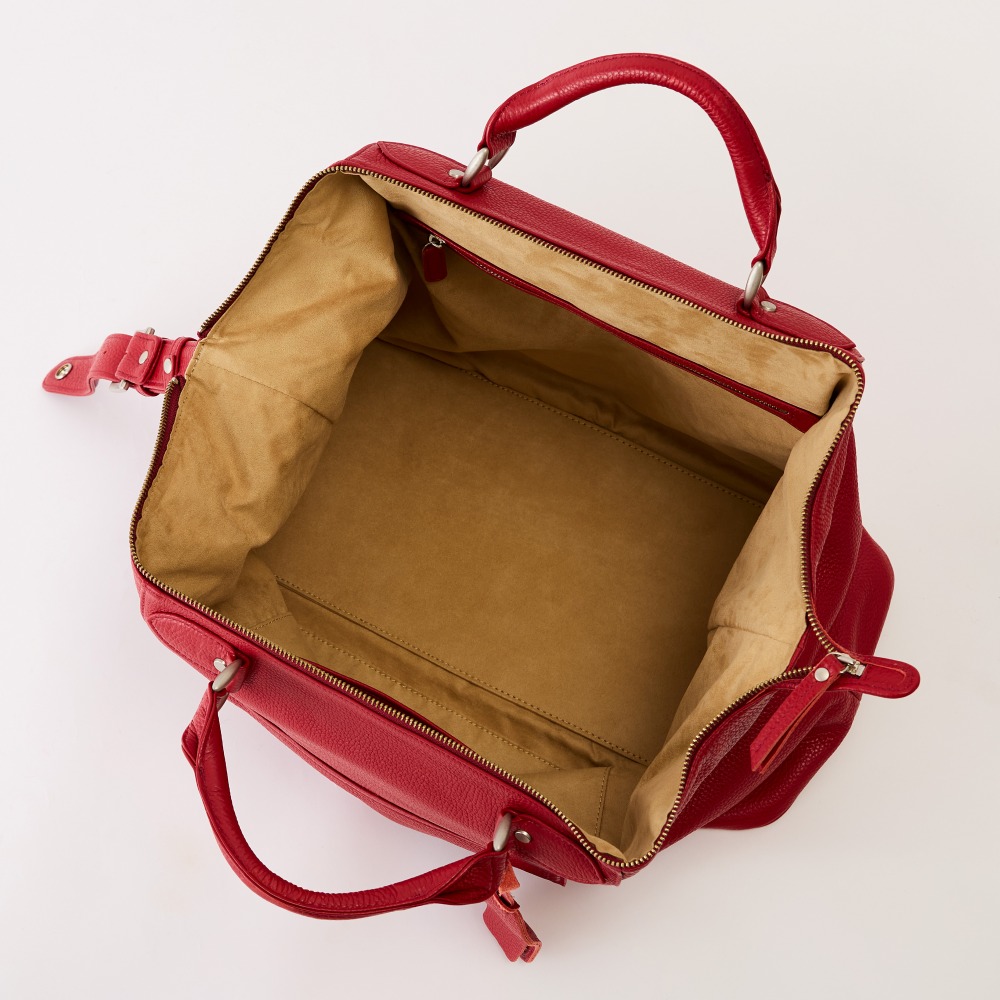 完売御礼！】猪瀬 イタリアンレザーボストンバッグ【ゴルフ旅を彩る