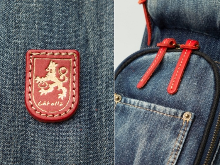 ウォッシュド加工ver.】デニム セルフスタンドバッグ Lahella golf