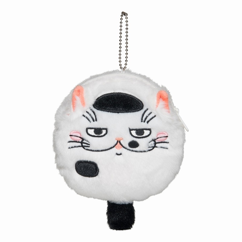 おじさまと猫 ふくまるのぬいぐるみポーチ | おじさまと猫