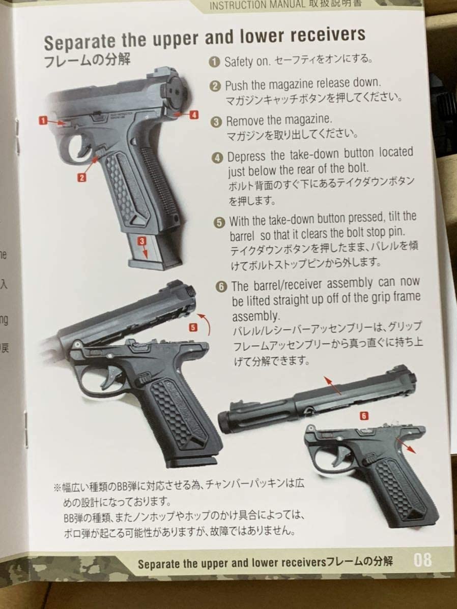 ACTION ARMY AAP-01 アサシン ガスブローバック BK (国内バルブver