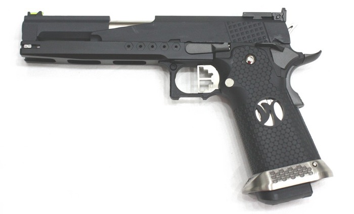 真っ黒5万カスタム品 Hi-CAPA 5.1 ガスガン セット 真っ黒5万カスタム