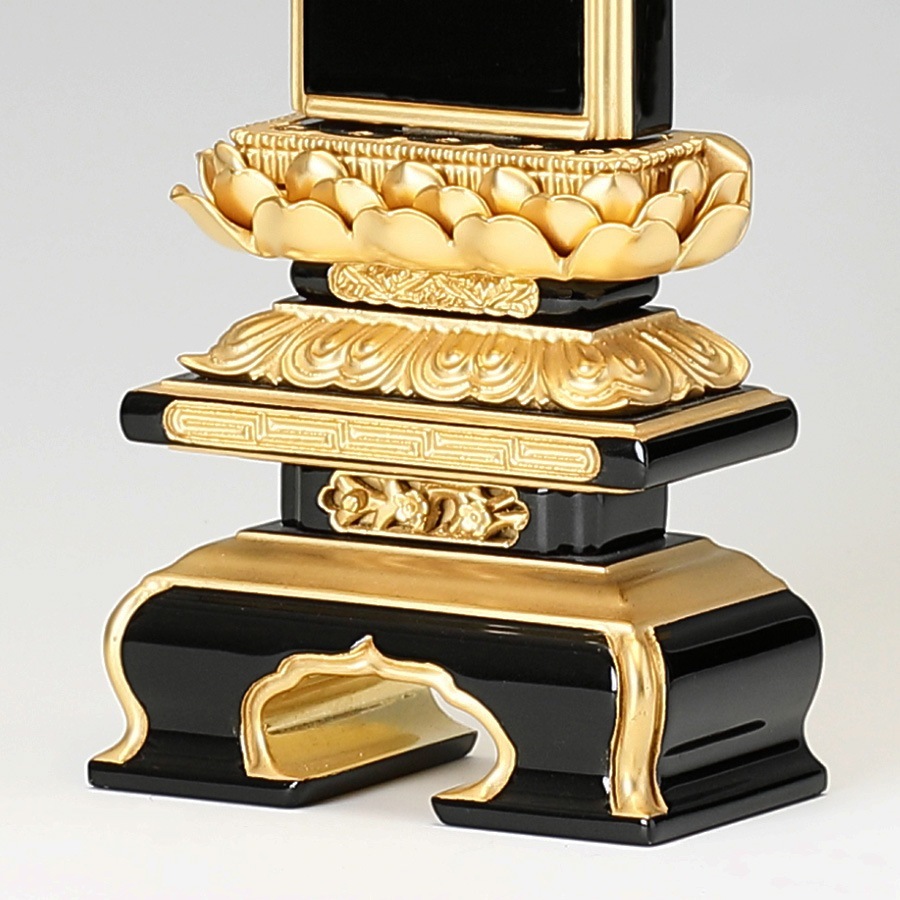 位牌】 千倉座吹蓮華面粉 文字彫1名込 4.5寸 | お位牌 | お仏壇の浜屋