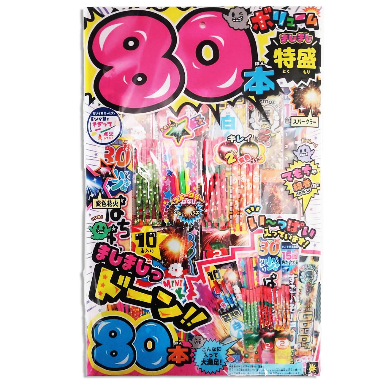 MM-LD ましまし80本 ※数量限定 | 台紙タイプ | eはなびやさん│圧倒的