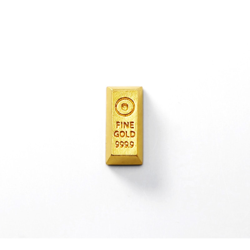 純金 K24 GOLD】 K24 純金 ミニチュア インゴット BABYGOLD 太陽 M 1g