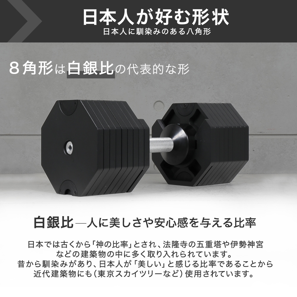 可変式ダンベル 40kg×2個＋スタンド付き HG-AJDB03-2ST | トレーニング