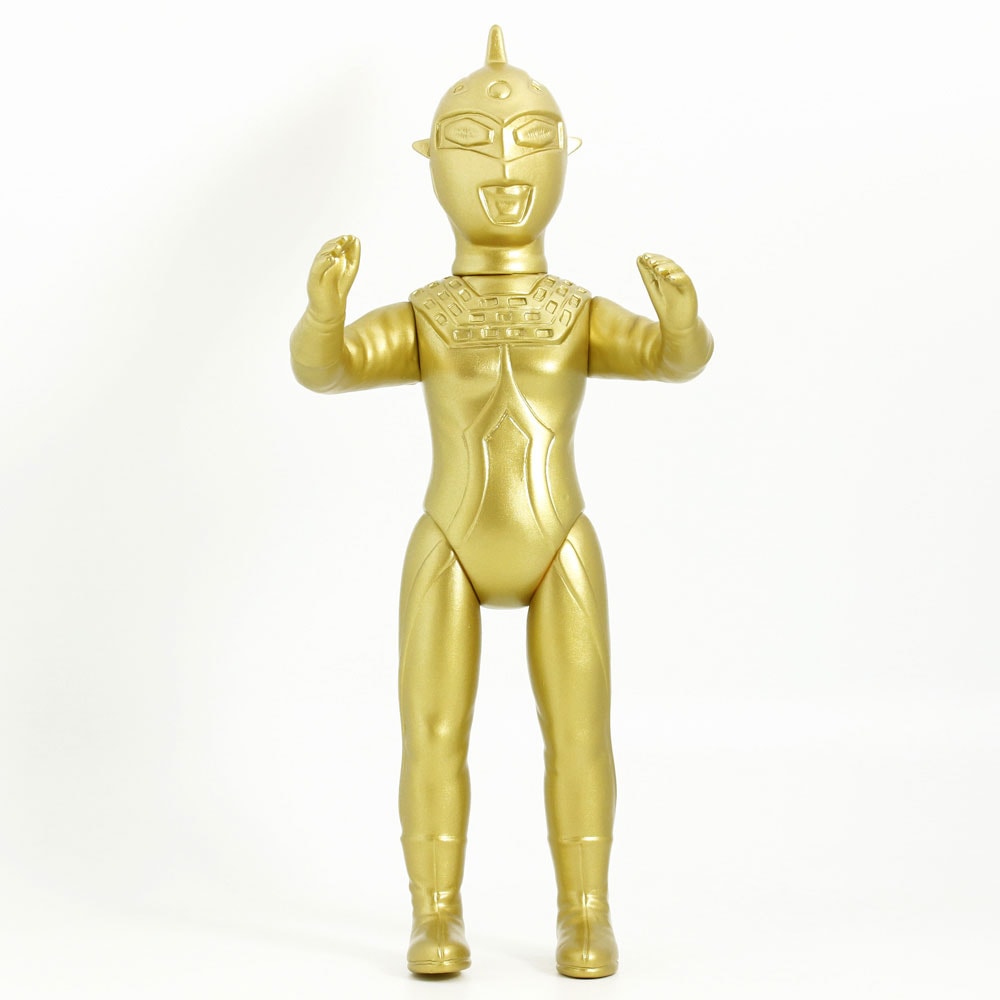 ソフビ】【ブルマァク】Sウルトラセブン二期版（復刻版）ゴールド