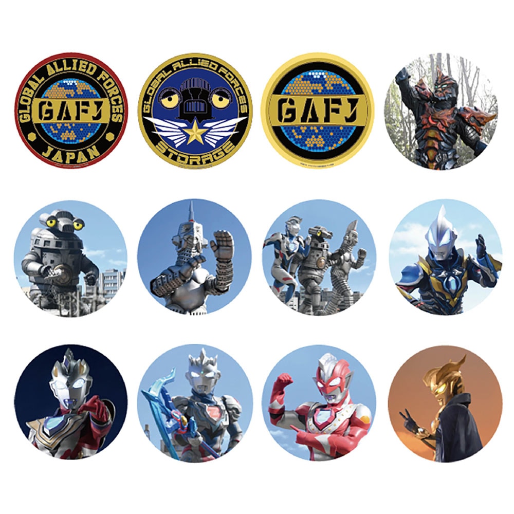 ウルトラマンZ トレーディング缶バッジ 全12種 ※56mm｜墓場の画廊