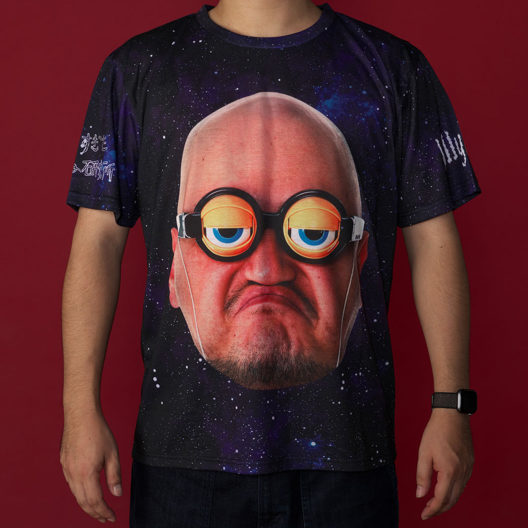 ハリウッドザコシショウ/宇宙総柄 Tシャツ｜墓場の画廊ONLINE STORE