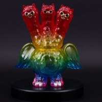 ソフビ/ART JUNKIE アートジャンキー/バイオレントキャット/シルバー