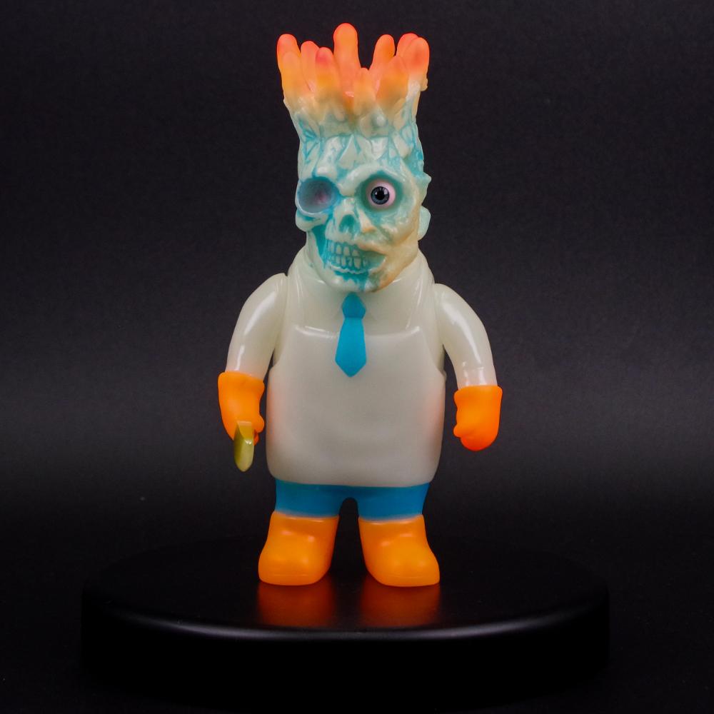 ソフビ/キムラトイ/HEAD SWAP X BUTCHER 薔薇とナイフ/蓄光｜墓場の