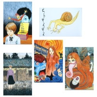 伊藤潤二/飛び出すアクリルスタンド 四つ辻の美少年｜墓場の画廊ONLINE