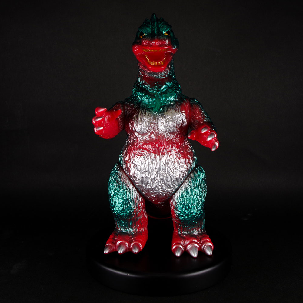 ソフビ】【ブルマァク】ゴジラ50（赤メタグリーン）/BULLMARK