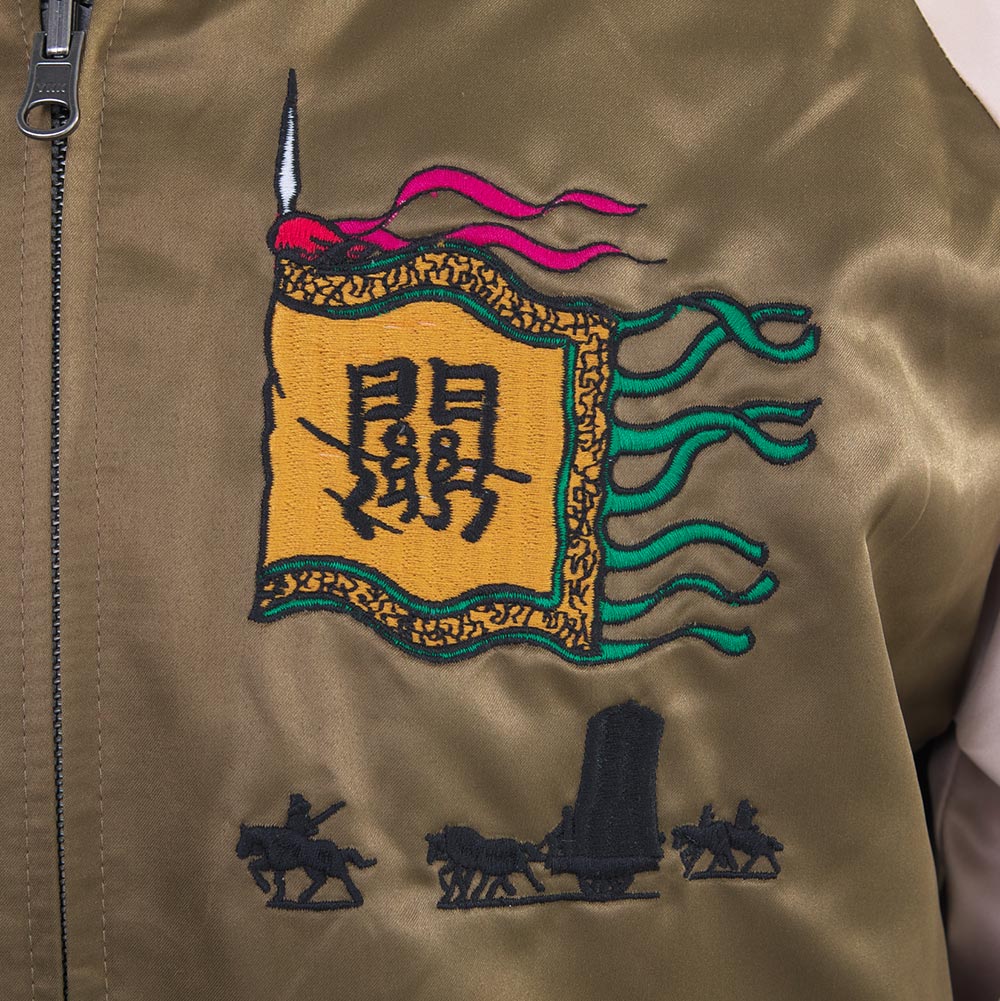 横山光輝三国志/関羽&張飛スカジャン｜墓場の画廊ONLINE STORE