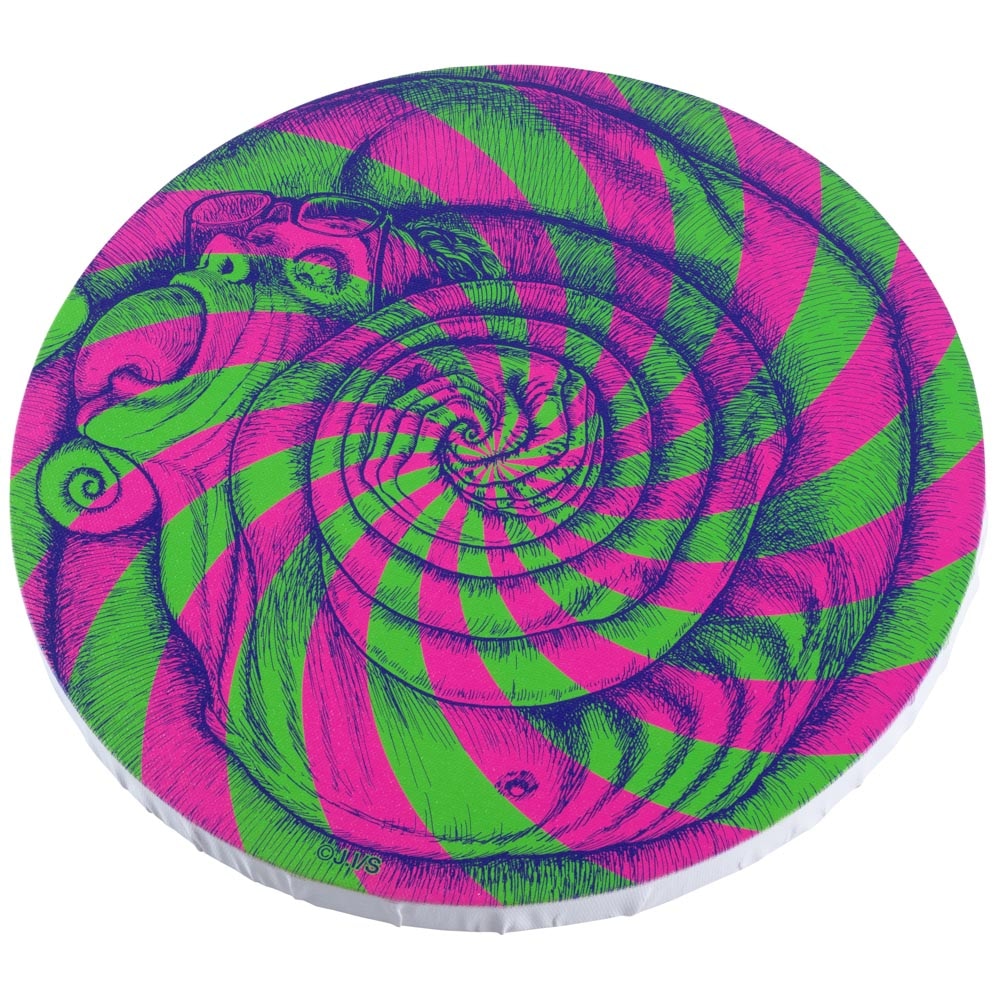 伊藤潤二/うずまき 円形アートボード/グリーン｜墓場の画廊ONLINE STORE