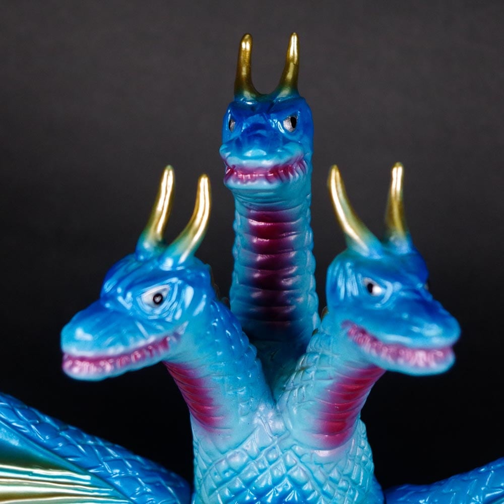 ソフビ/ブルマァク BULLMARK/ゴジラシリーズ/キングギドラ/ブルー