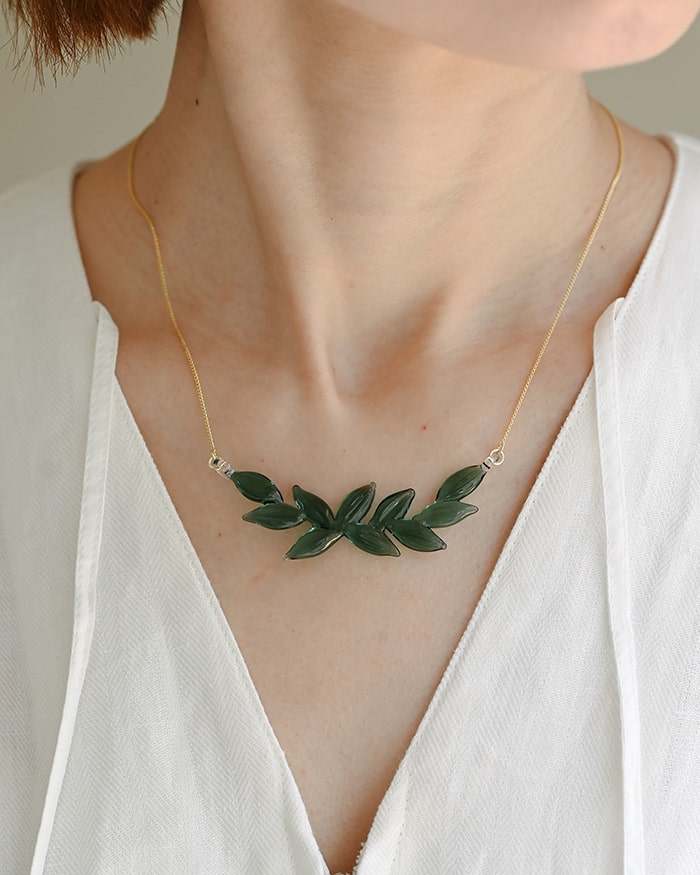 ネックレス Yureha グリーン