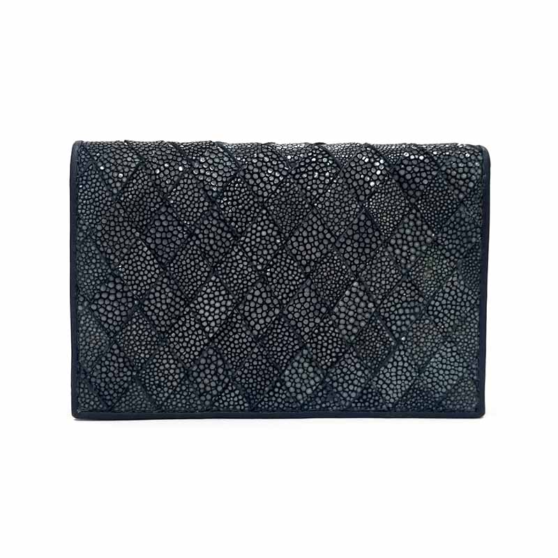 muta ムータ ガルーシャ・イントレチャートZIP長財布（ブラック