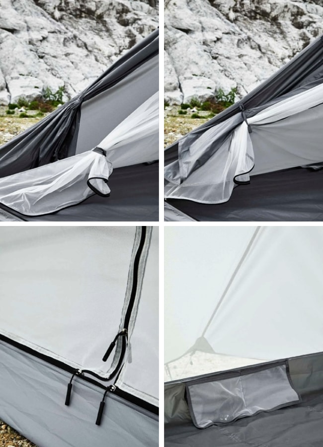 アンドワンダー and wander muraco × and wander HERON 2POLE SHELTER