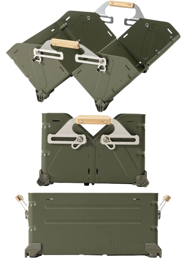 スノーピーク snow peak シェルフコンテナ 25 オリーブドラブ | GLAGH