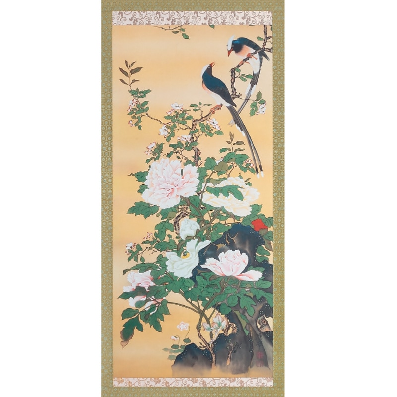 円山応挙 名作十二撰 5月 花鳥図 掛軸 掛け軸【ポイント5％還元中