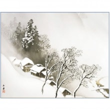 川合玉堂『暮春の雨』額【ポイント5％還元中】 : アートの友社 川合