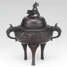 高岡銅器 特大花鳥香炉【ポイント5％還元中】 : アートの友社 美術品