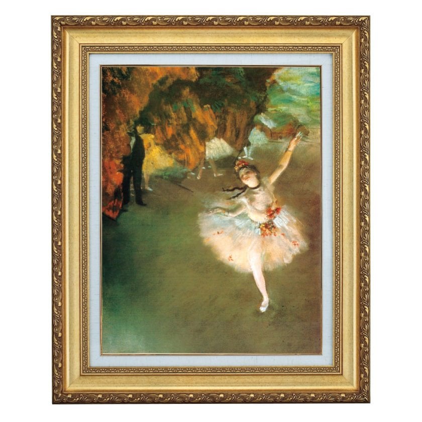 ドガ 「舞台の踊り子」 6号 立体複製名画 【5％ポイント還元中