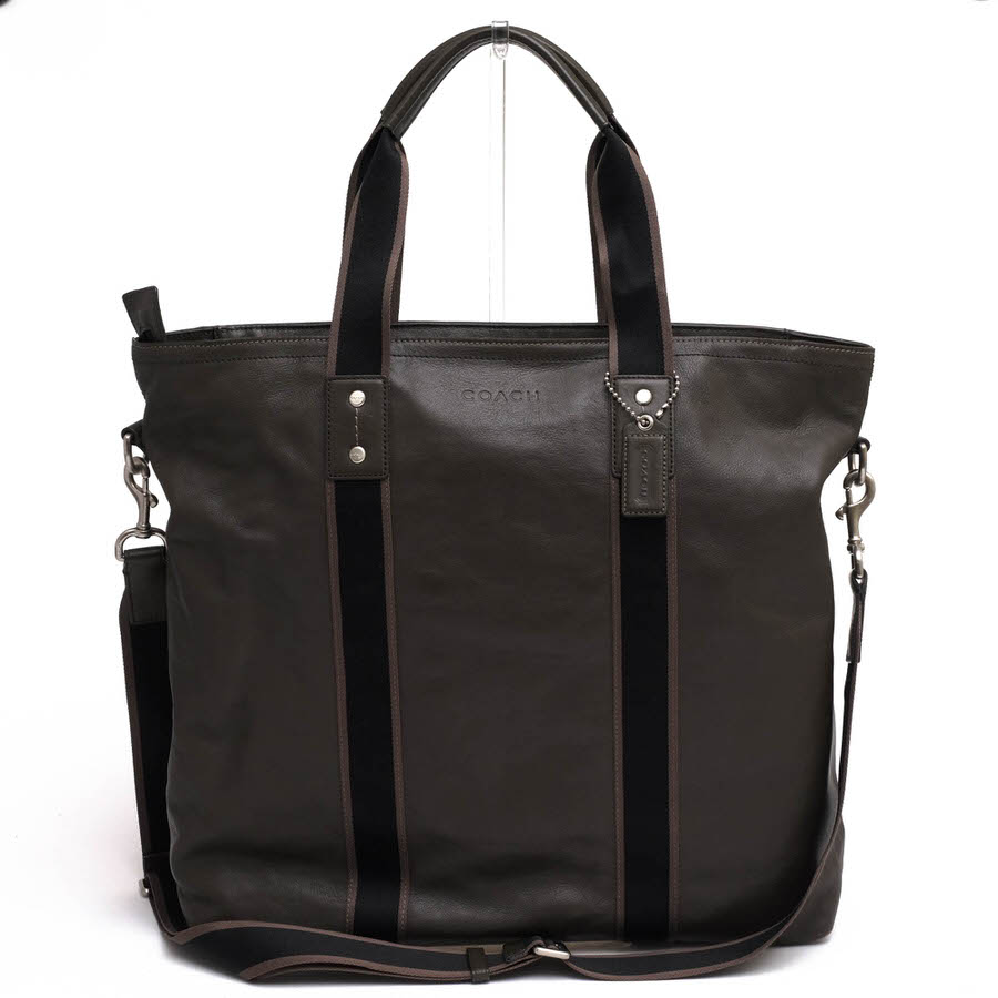 COACH F70560 Heritage Web Leather Utility Tote ヘリテージ ウェブ