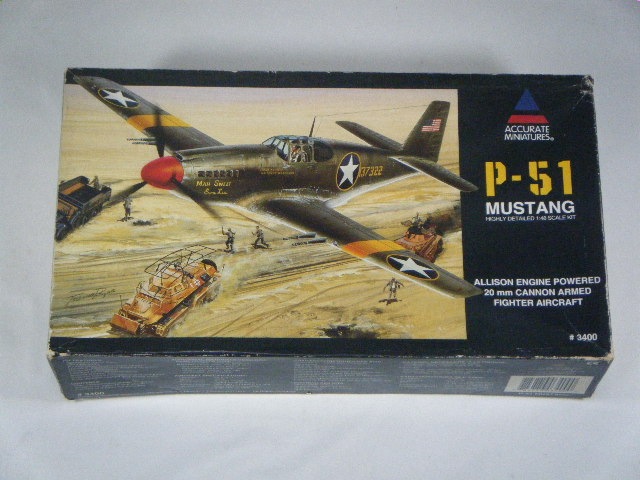 P-51 （アキュレイトミニチュア） 3400 | 飛行機プラモデル,1/48