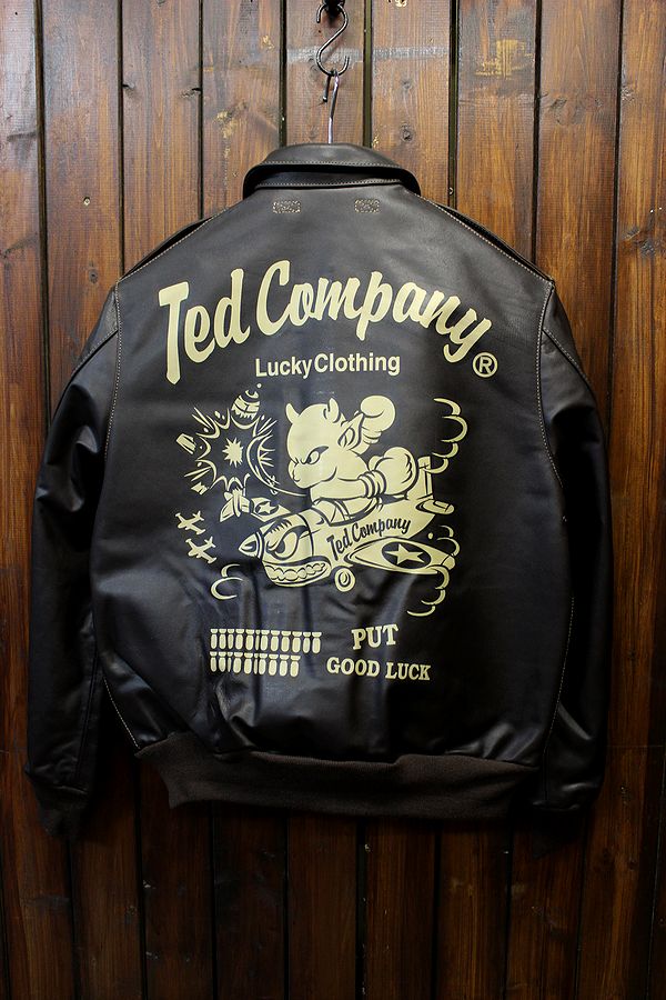 TEDCOMPANY エフ商会 TEDMANテッドマン レザーフライトジャケット A-2