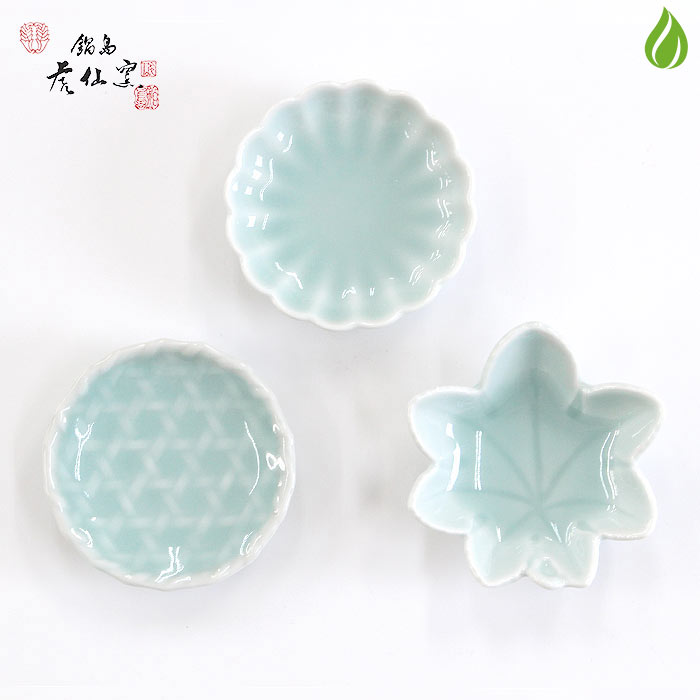 鍋島虎仙窯 鍋島青磁 菓子切 [ 食洗器/電子レンジOK ]