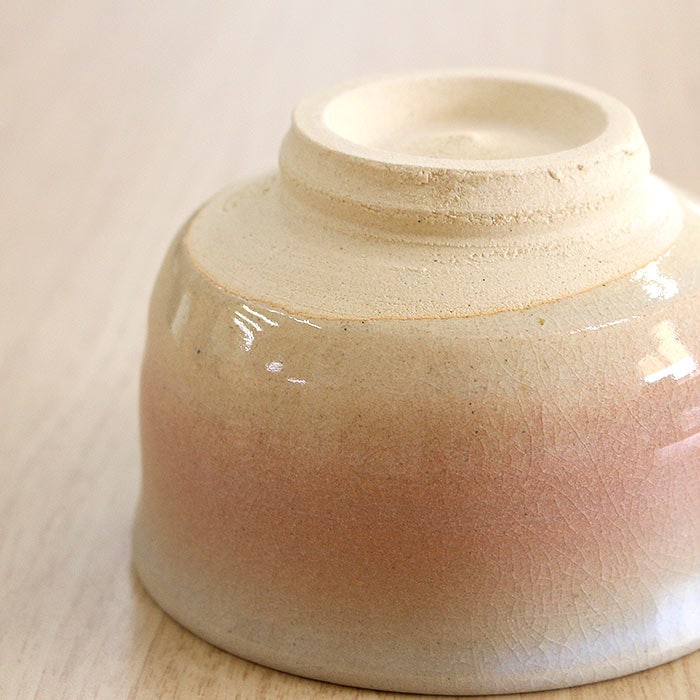 茶道具 抹茶茶碗 萩焼 泉流山窯 楽型 小茶碗