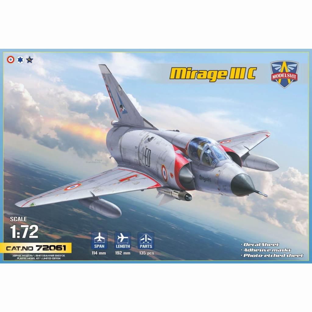 72061 ダッソー ミラージュIIIC 戦闘機 | モデルズビット MODELSVIT
