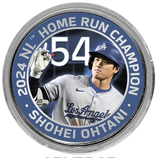 大谷翔平 2024年ナ・リーグ ホームラン王記念 純金・純銀メダル | 記念