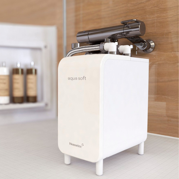 シャワー用軟水器アクアソフト バブルプラス | シャワー用軟水器